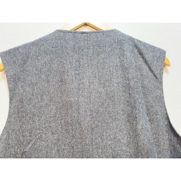 Joseph Abboud Men's Button Up Waistcoat Vest Size 2X Gray Full Back Classic Fit - Picture 10 of 11